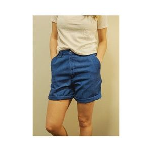 casual blue shorts